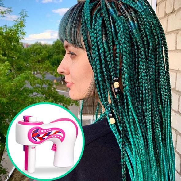 BraidEase: l'appareil à tresser automatique qui facilite la coiffure. Créez des tresses parfaites, rapides et impeccables.