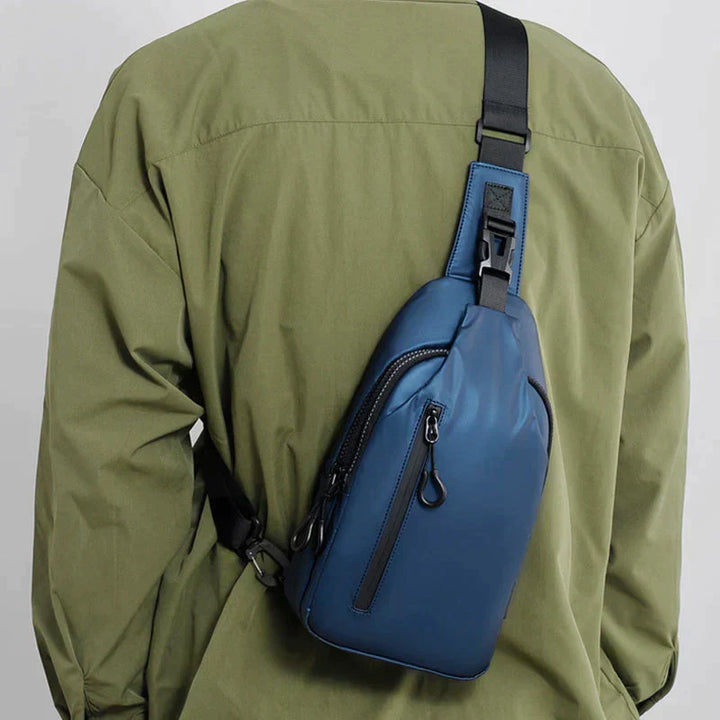 Sac bandoulière unisex anti-vol imperméable, organisation astucieuse, protection fiable pour l'urbain.