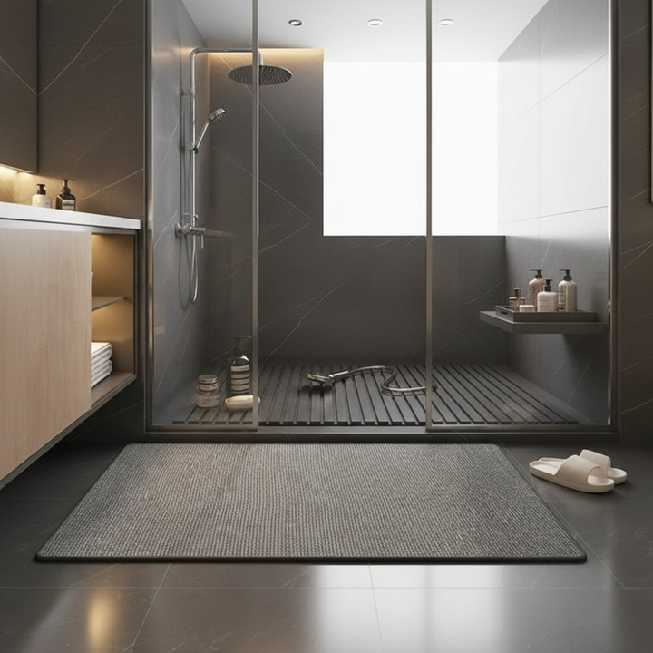 Tapis sécurité bain, antidérapant pour enfants et adultes, essentiel pour prévenir les accidents domestiques.