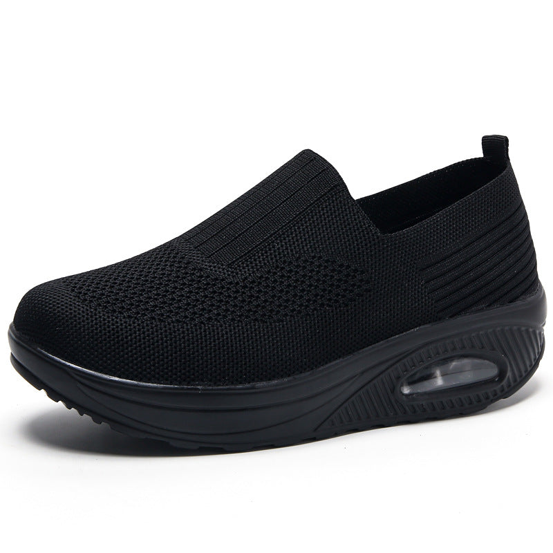 Sneakers femme respirantes avec soutien de la voûte plantaire, idéales pour un confort durable.