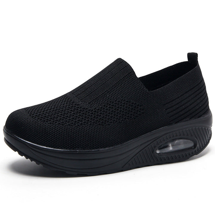Sneakers femme respirantes avec soutien de la voûte plantaire, idéales pour un confort durable.