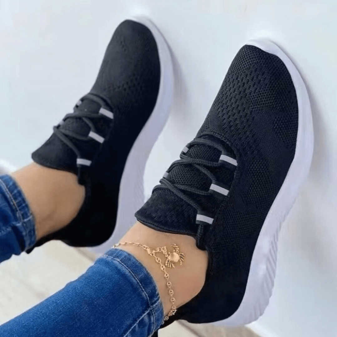 Bekväma ortopediska stickade sneakers