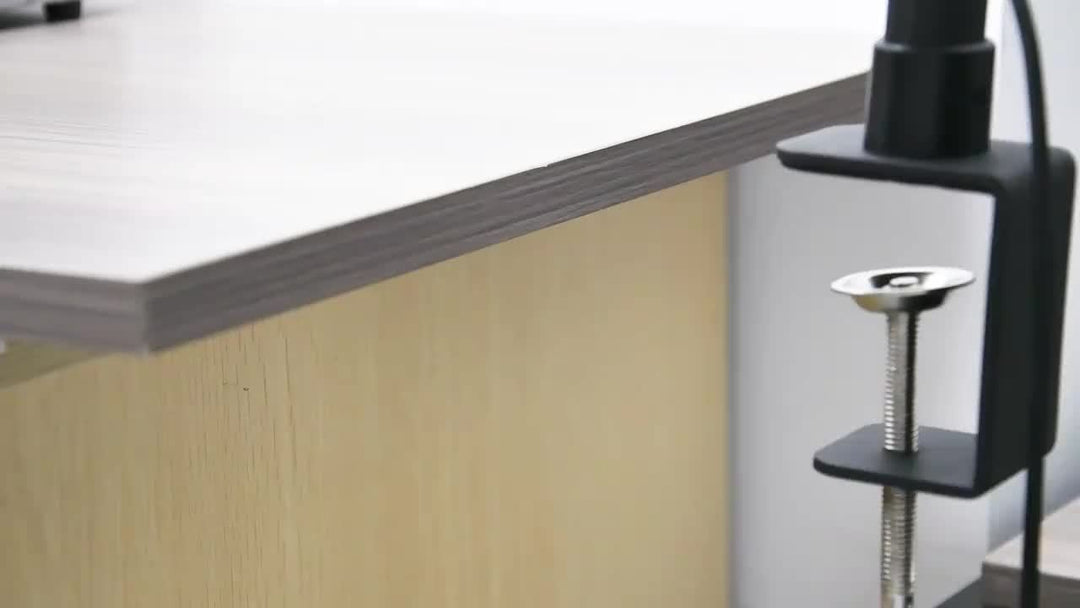 Lampe de travail LED 18W ultra lumineuse, parfaite pour atelier et bureau. Col de cygne, économie d'énergie et productivité.