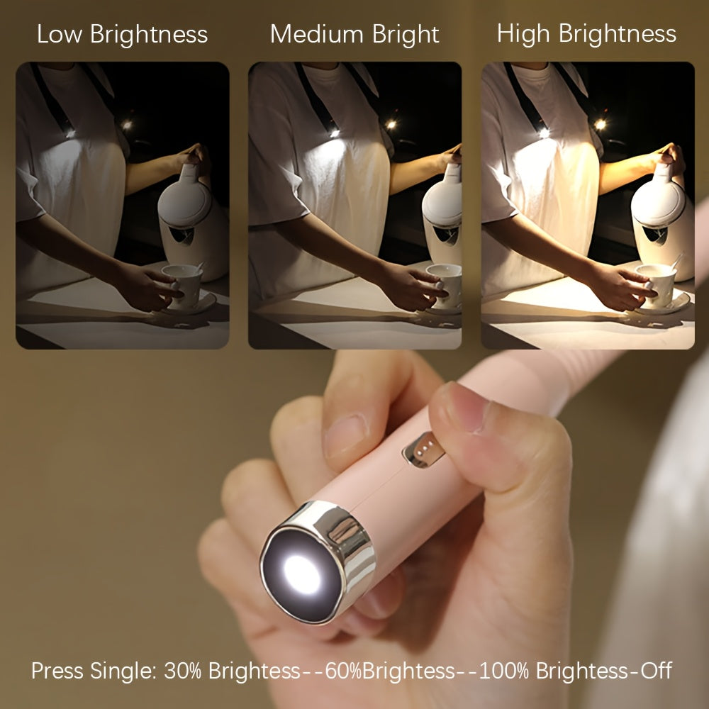 Lampe de cou FlexLight, flexible et orientable, parfaite pour la lecture, les loisirs créatifs et le tricot.