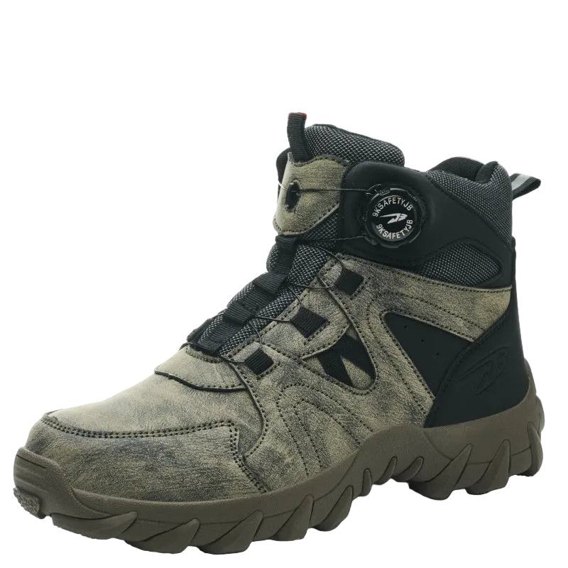 Chaussures mi-montantes antidérapantes pour hommes, parfaites pour l'adhérence en extérieur sur tout-terrain.