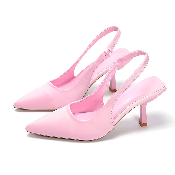 Escarpins slingback femme élégants à bout pointu, parfaits pour la mode de bureau ou une soirée chic.