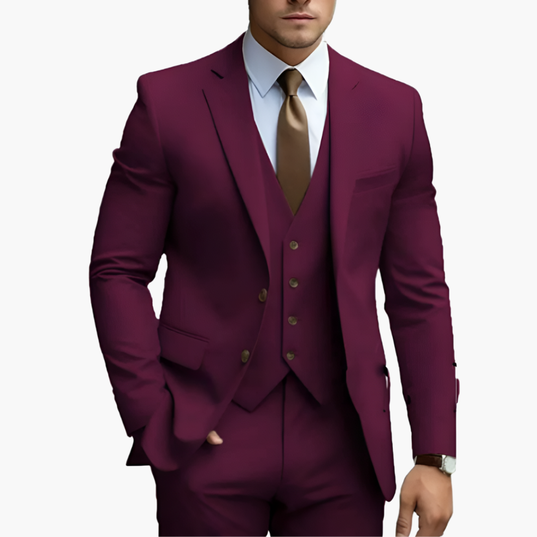 Veste de costume homme élégante, pièce maîtresse d'une tenue formelle masculine.