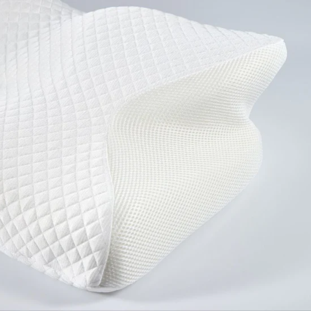 Coussin anti-ronflement en mousse mémoire, modèle ergonomique unisexe pour un meilleur repos.