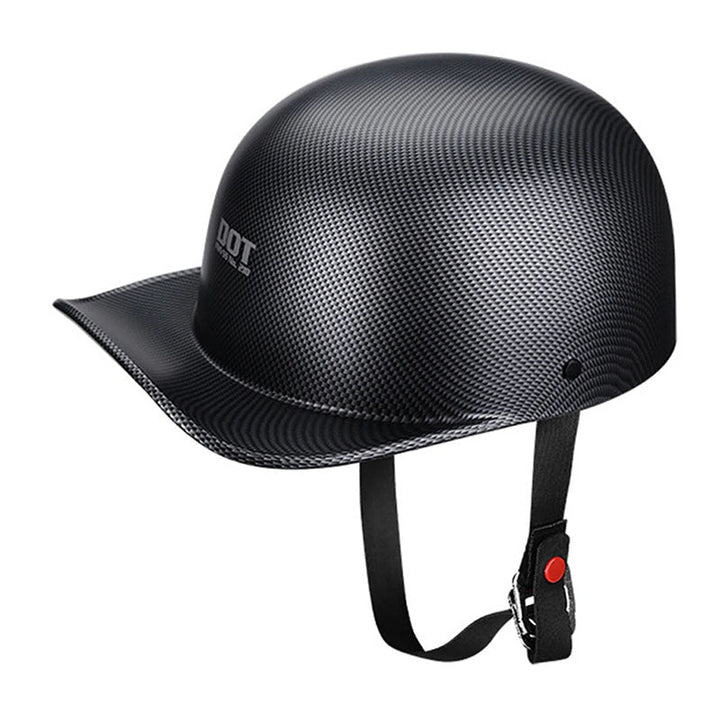 Accessoire motard: casque urbain DOT, look casquette distinctif, léger et protecteur en ABS.