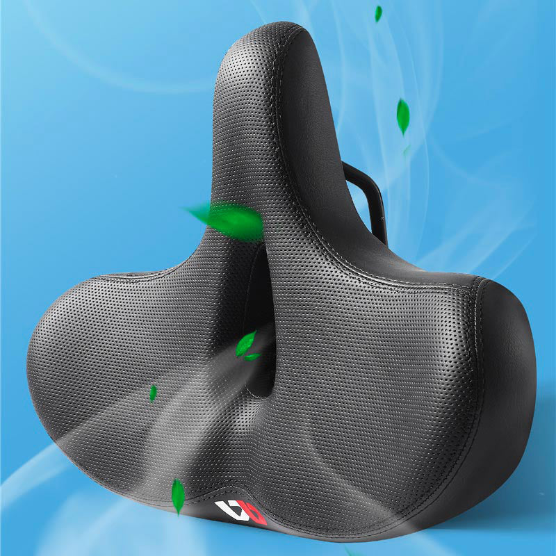 Selle de vélo confortable et ergonomique pour cyclisme longue distance, VTT ou ville.