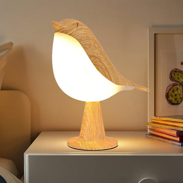 Lampe LED oiseau avec 3 modes de lumière et diffuseur d'arôme, USB rechargeable pour toute pièce.
