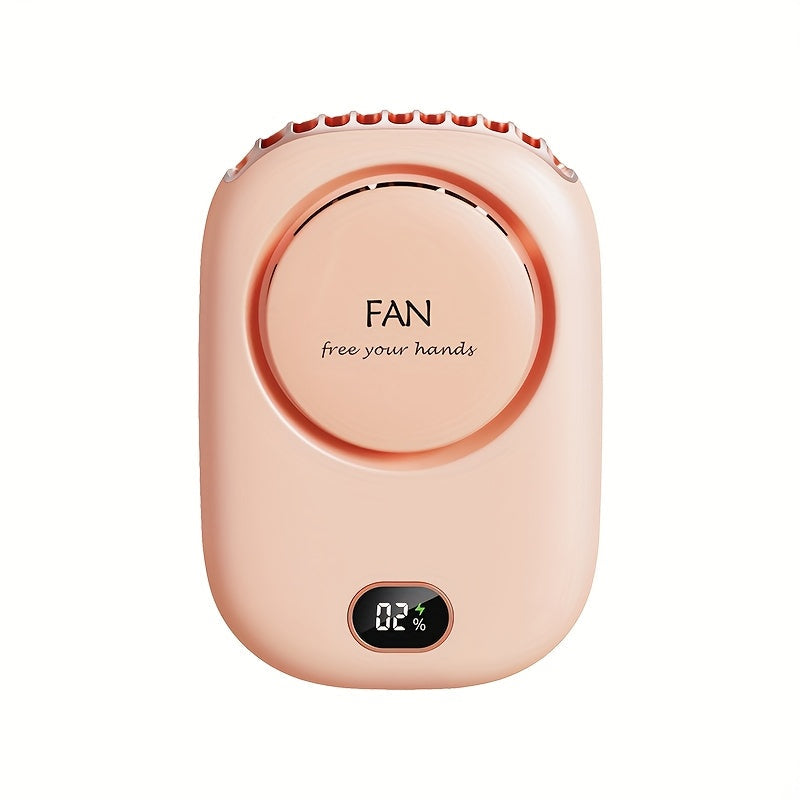 Design moderne du ventilateur de cou USB, garantissant une brise continue et un confort optimal.