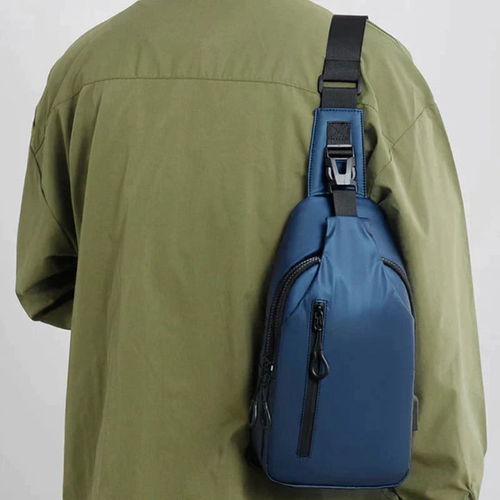Sac bandoulière tout-temps imperméable anti-vol, gardez vos objets en sécurité sous la pluie ou au soleil.