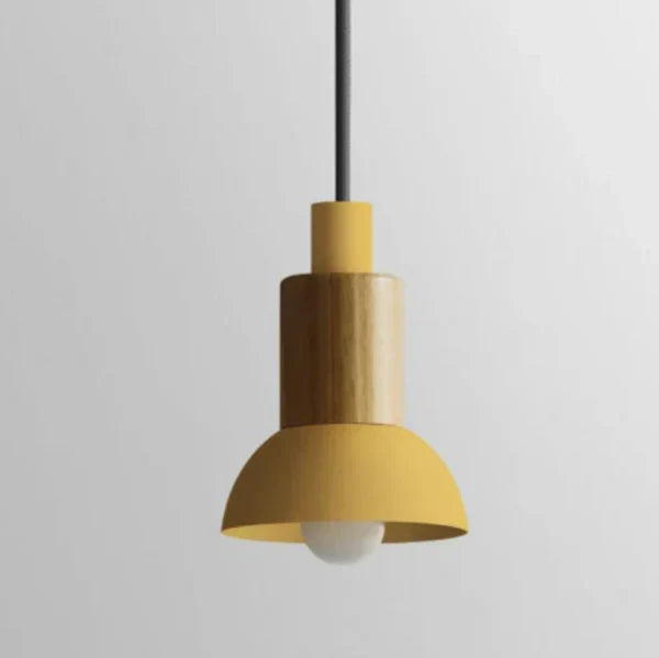 Éclairage LED nordique, suspension macaron vert, pour décoration intérieure.
