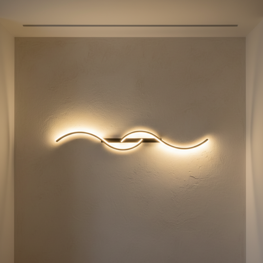 Éclairage intérieur LED moderne, installation facile et rendement lumineux.