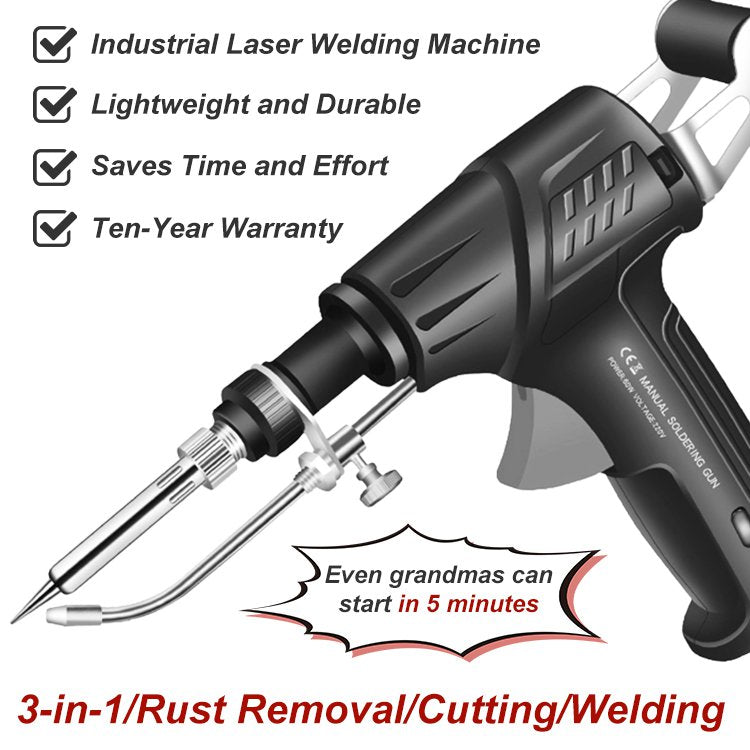 Soudeuse laser professionnelle HeatFusion, indispensable pour les experts en réparation et bricolage.