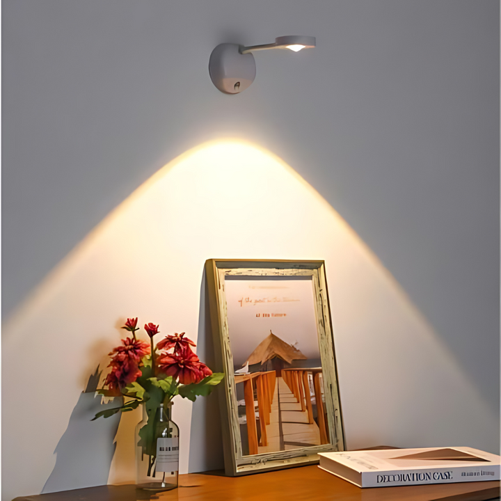Spot LED d'ambiance, sans fil, avec capteur de mouvement, parfait pour éclairage et décoration.