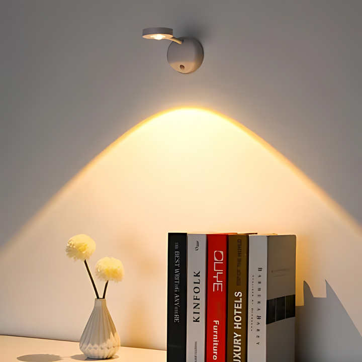 Éclairage intelligent LED mural pour la maison, capteur de mouvement, rechargeable. Installation facile.