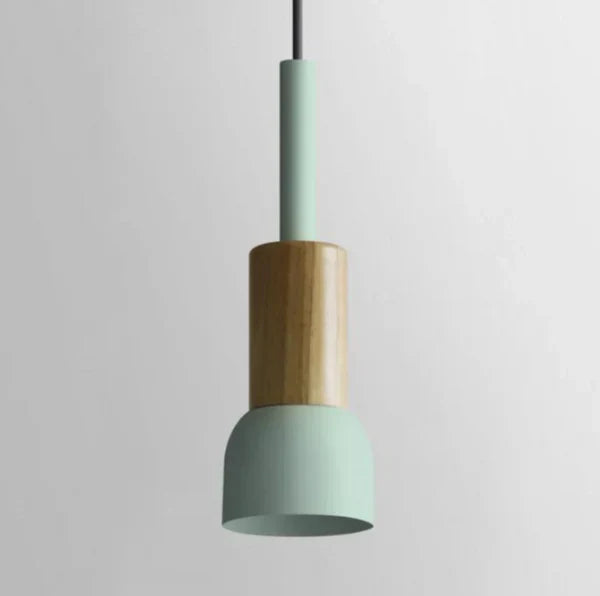 Lampe salle à manger, suspension macaron colorée, design scandinave unique.