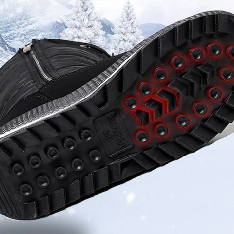 Bottes de neige femme robustes, imperméables Nova, idéales pour l'hiver. Chaussures chaudes et très antidérapantes.