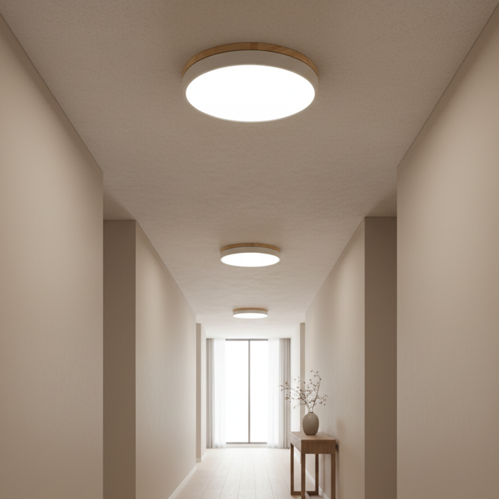 Luminaire encastré Horizon, LED ultra-mince, pour un éclairage moderne dans la chambre ou la salle à manger.