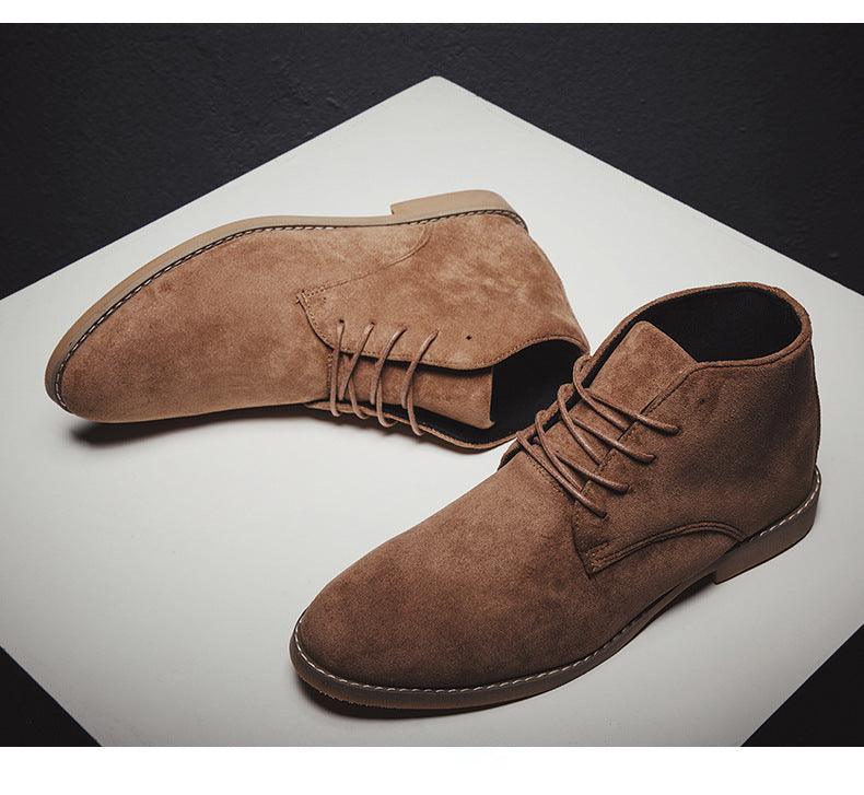 Chaussures bottines homme Basile élégantes à lacets. Idéales pour un look rétro confortable et casual chic.