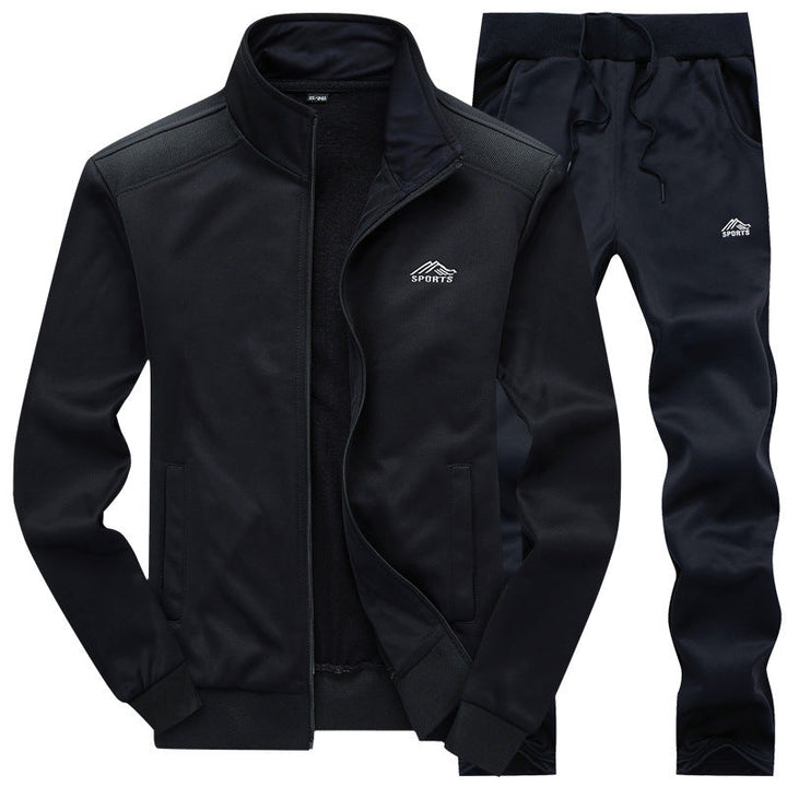Survêtement sport homme complet, idéal pour entraînement, jogging ou tenue athlétique décontractée.