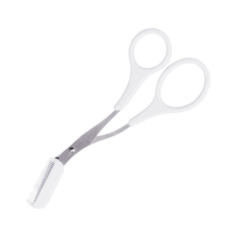 Entretien des sourcils facilité avec ces ciseaux professionnels en acier, pour une beauté impeccable.