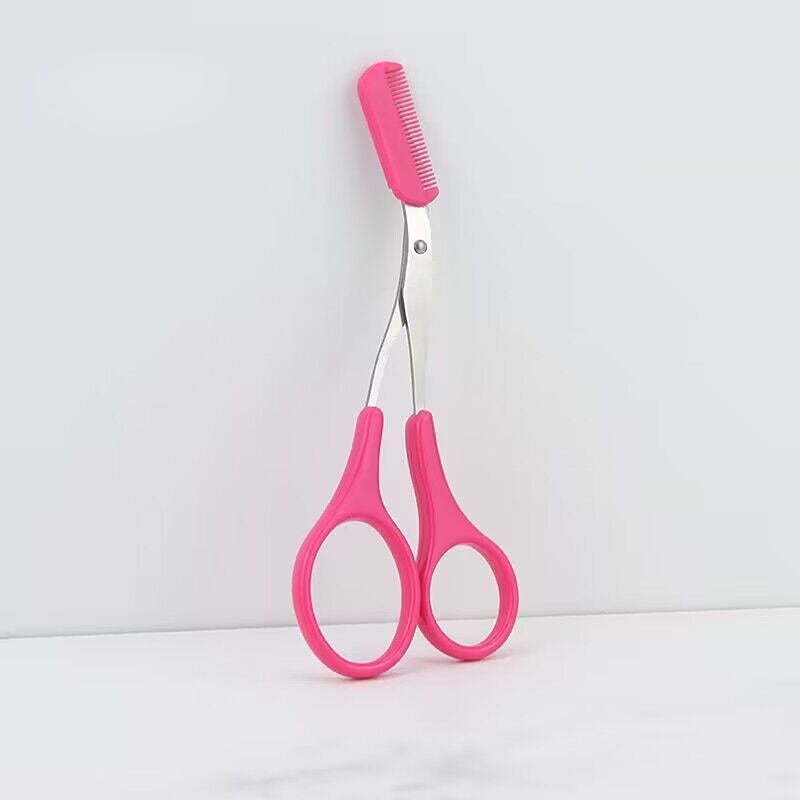 Beauté et précision : ciseaux à sourcils en acier inoxydable, un indispensable pour le visage.