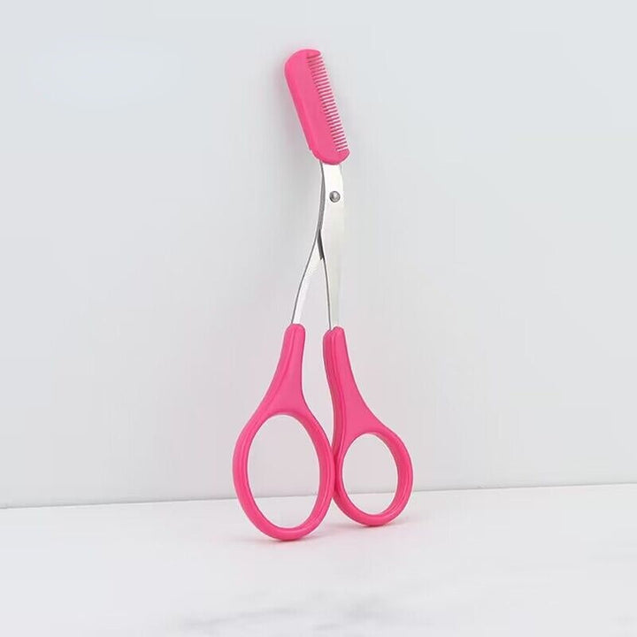 Beauté et précision : ciseaux à sourcils en acier inoxydable, un indispensable pour le visage.