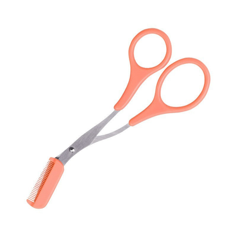 Gardez vos sourcils impeccables : ciseaux professionnels durables en acier, avec une coupe précise.