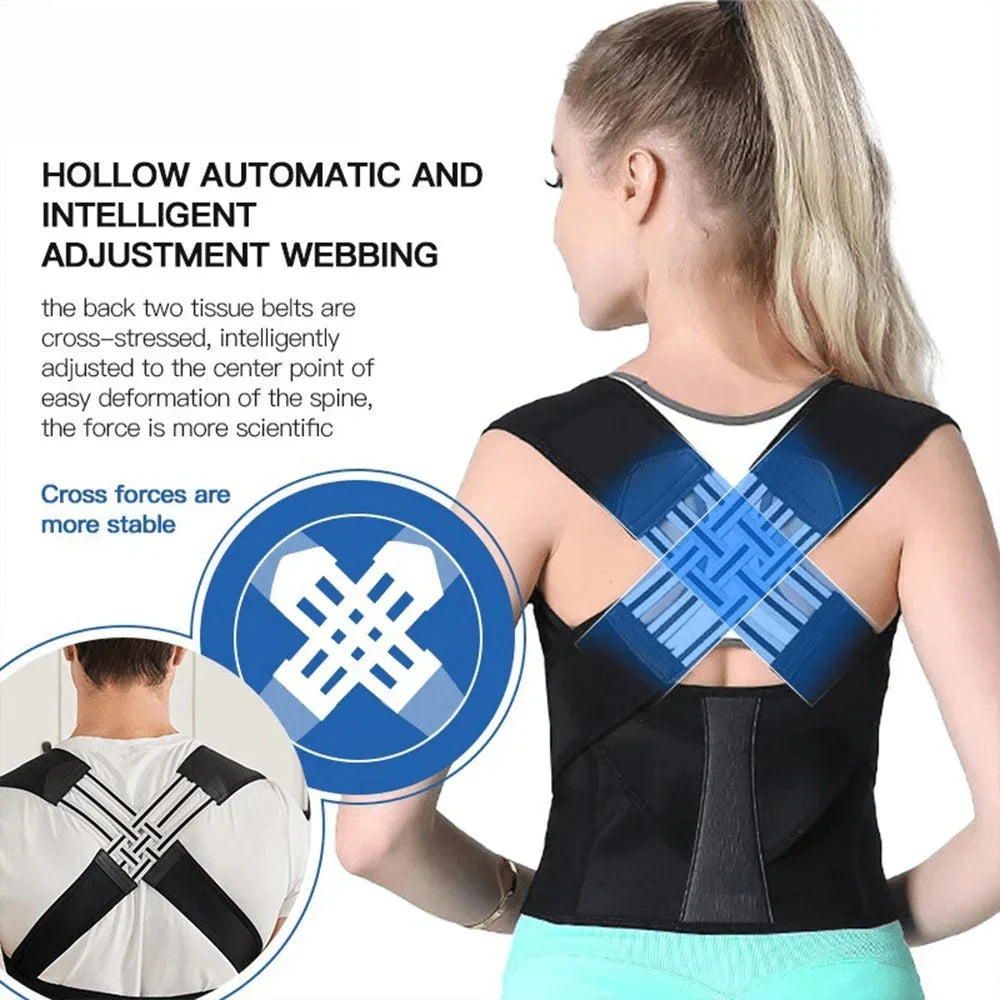 Améliorez votre posture avec cette ceinture de support dos ajustable et respirante pour bien-être quotidien.