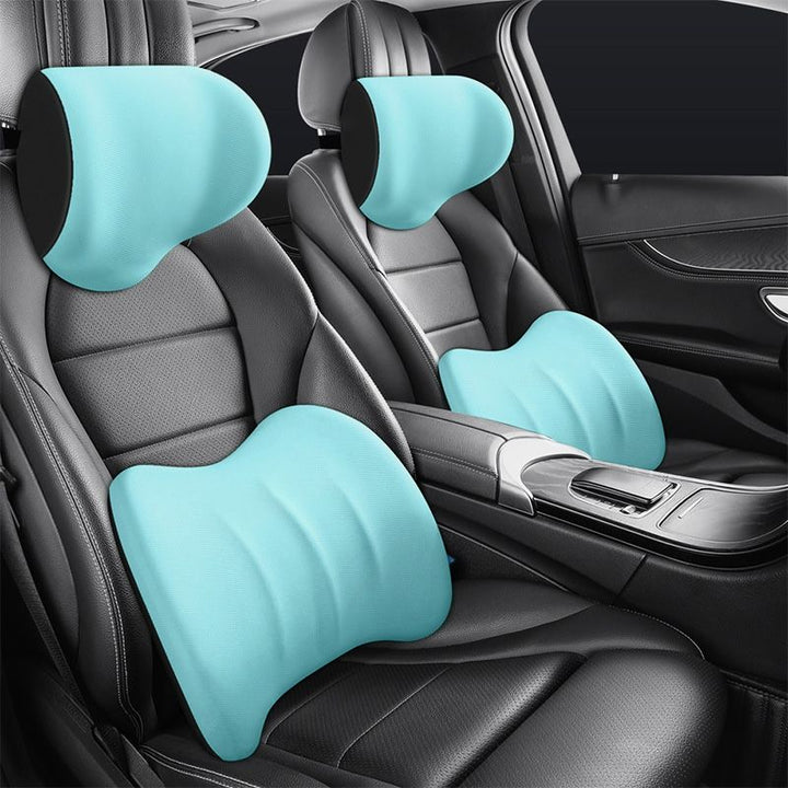 Soulage le dos en voiture avec ce coussin orthopédique et ergonomique.