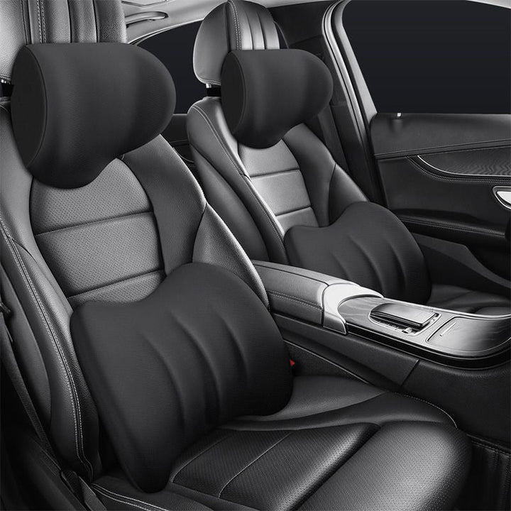 Accessoire voiture ergonomique: coussin de support pour confort de conduite.