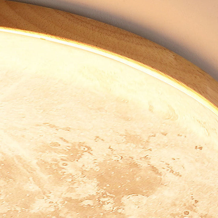 Lampe de plafond lunaire 3D, éclairage LED moderne et élégant pour votre maison ou bureau.