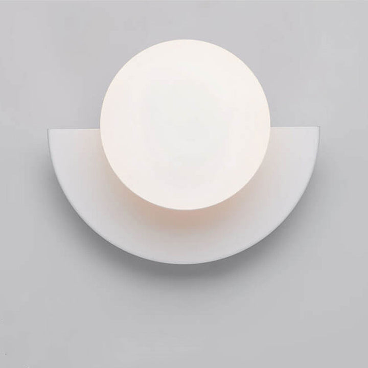 Luminaire Aurora en demi-cercle, éclairage design pour la chambre. Applique murale esthétique.
