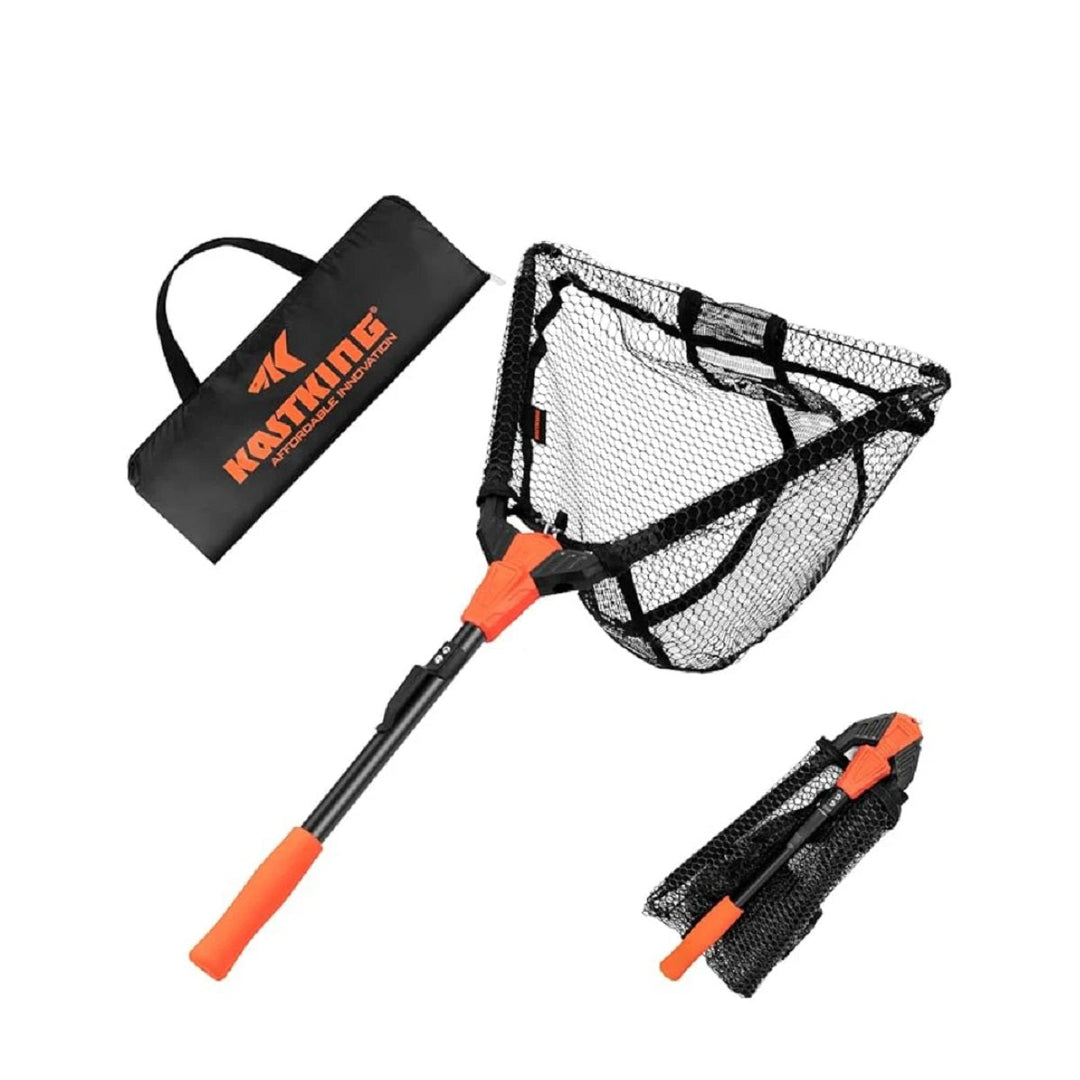 Nasse de pêche pliable, légère, avec échelle de mesure. Idéale pour la pêche sportive et la remise à l'eau.