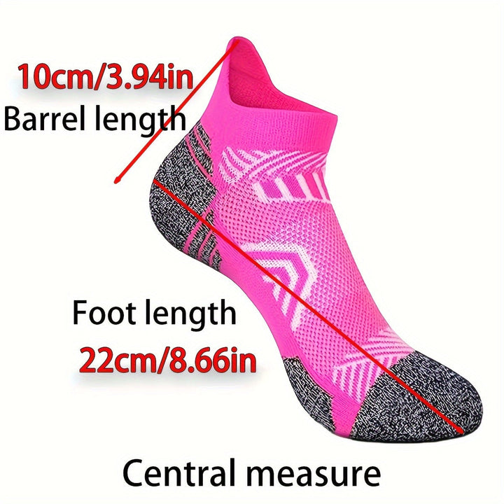 Modèle de chaussettes de compression femme pour le running, offrant soutien et confort longue durée.
