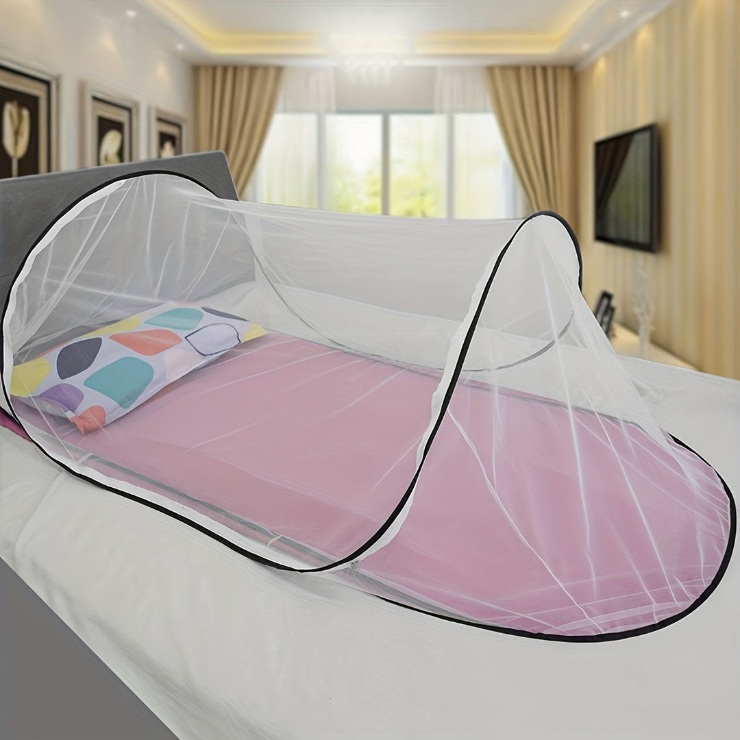 Moustiquaire de camping solo ultra légère, protection anti-insectes pour voyage et randonnée en extérieur.