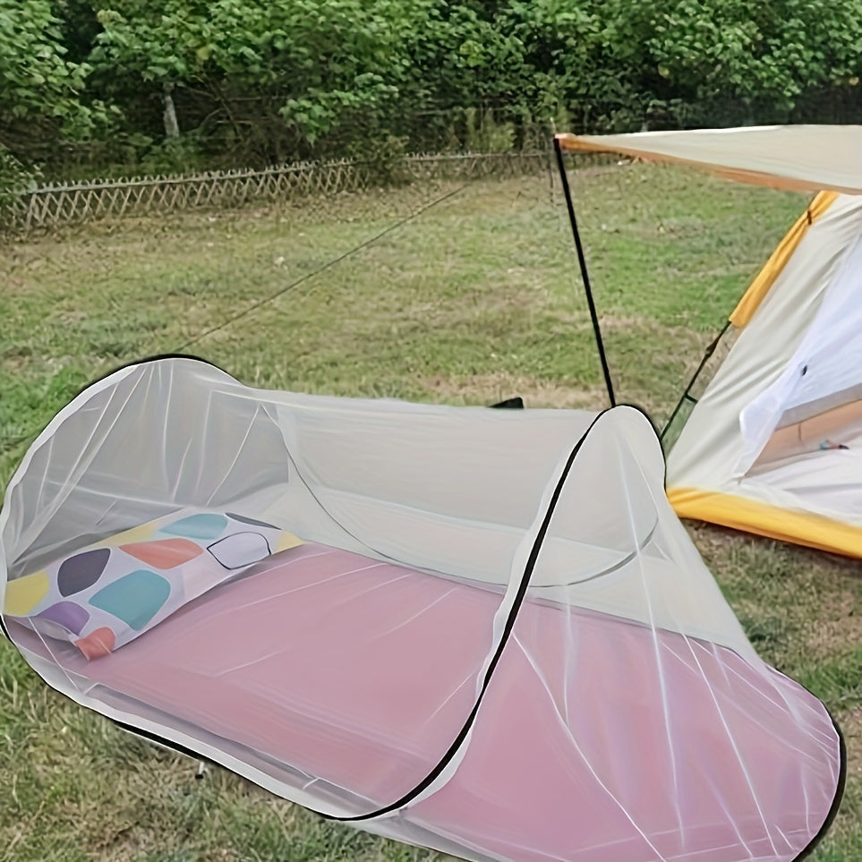 Moustiquaire ultra légère pour le camping solo, facile à transporter pour toutes vos randonnées.