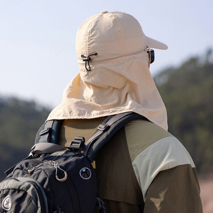 Casquette anti-UV pour l'été, unisexe, avec protection nuque, pour activités aquatiques et terre.