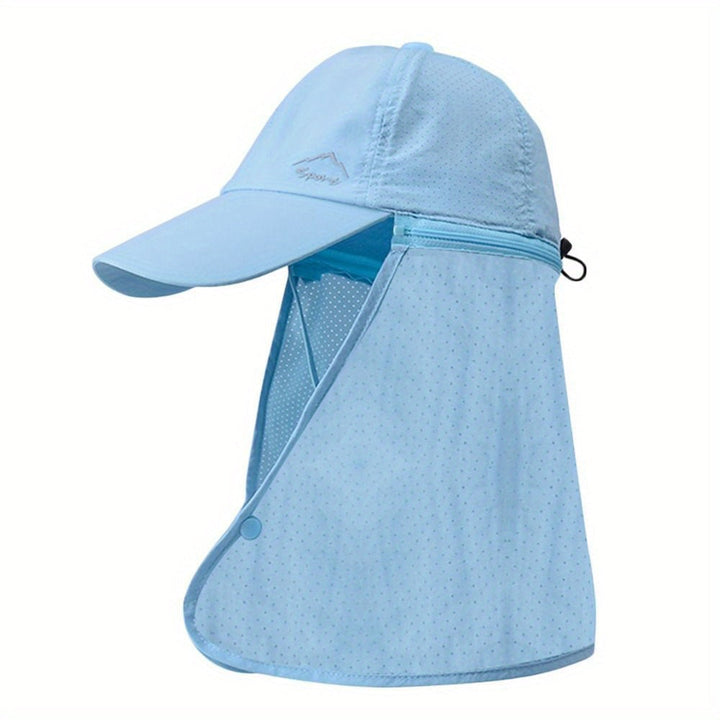 Trucker cap anti-UV avec protège-nuque pour le confort estival, légère et respirante.
