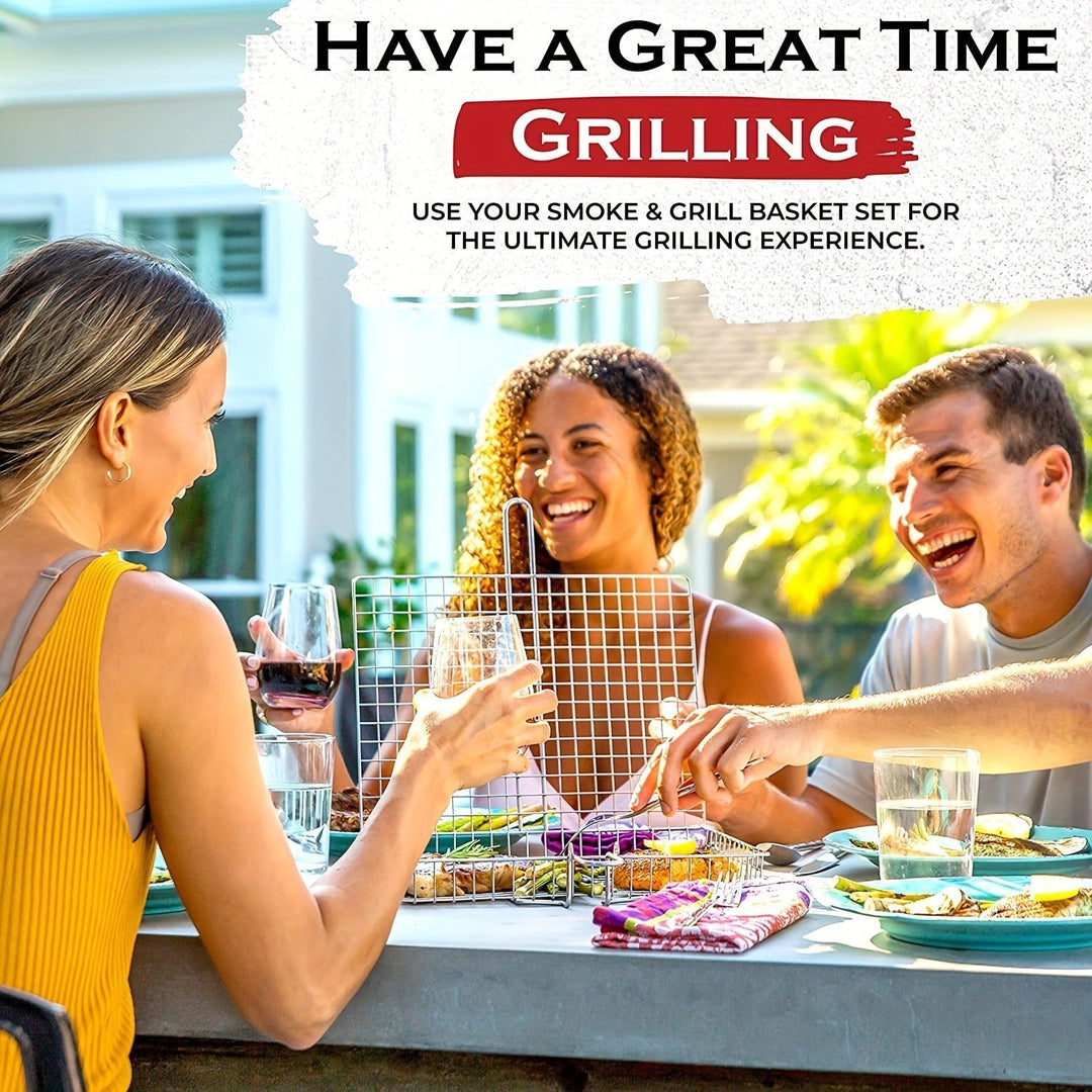 Panier de gril en fonte portable, ustensile extérieur idéal pour les passionnés de barbecue et camping.