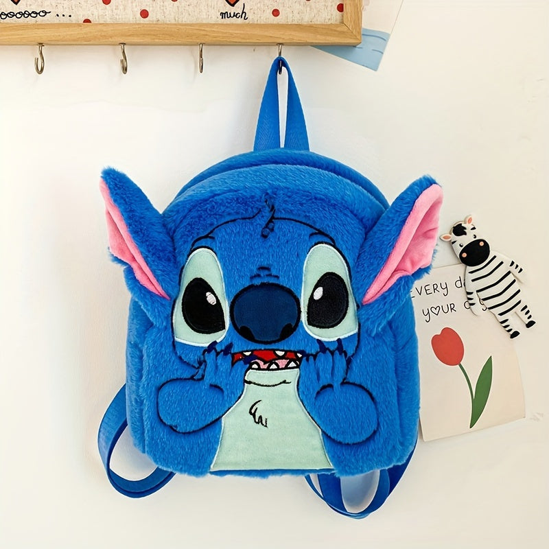 Cadeau enfant original : sac à dos Stitch en peluche, mignon et pratique pour garçons et filles.
