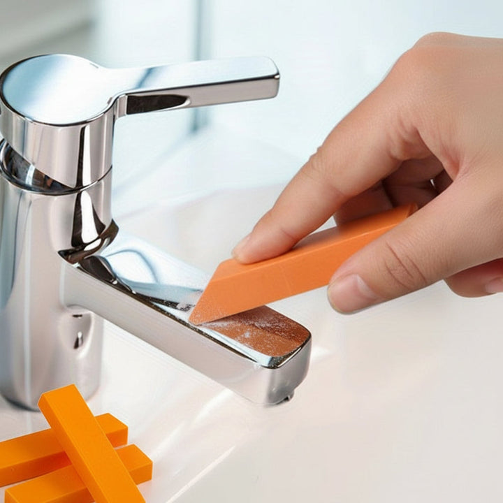 Bloc de nettoyage multi-surfaces puissant anti-calcaire et rouille pour toute la maison.
