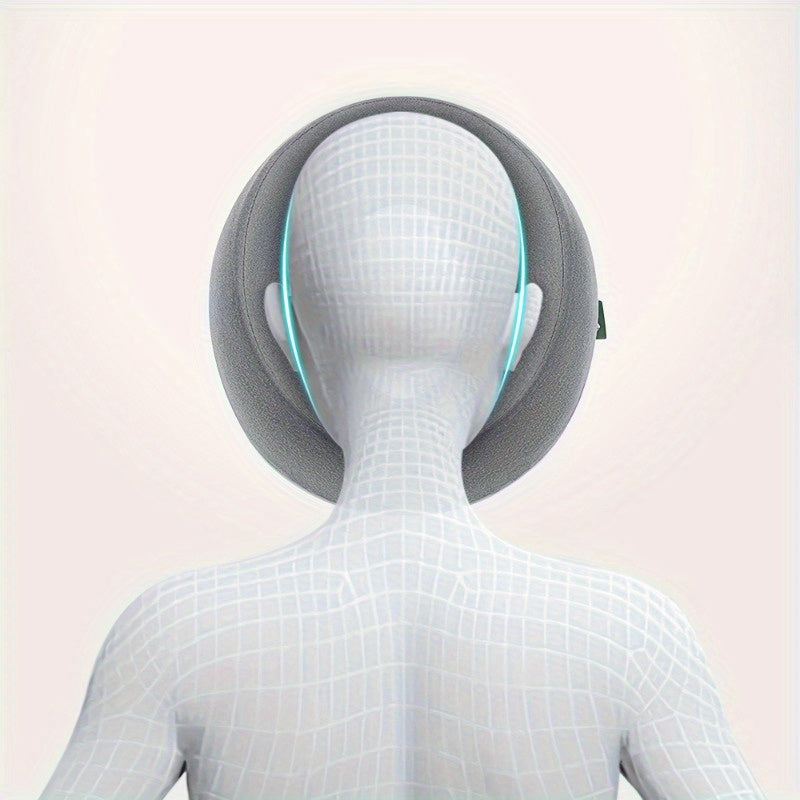 Coussin de visage U-forme ergonomique, parfait pour massage, détente et soin en spa professionnel.