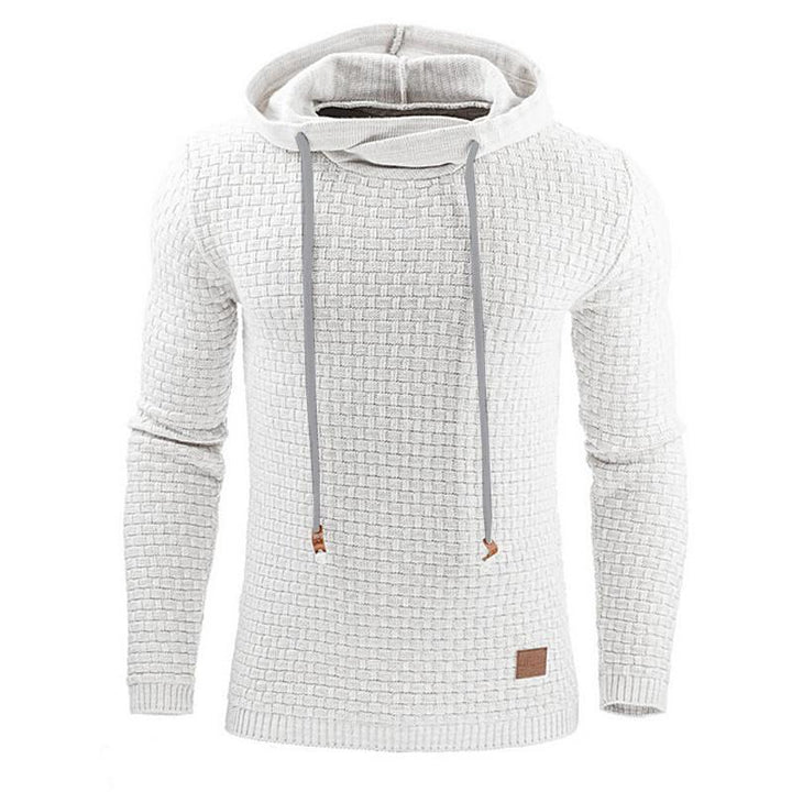 Pull à capuche homme, chaud et confortable, parfait pour un style décontracté en toute saison froide.