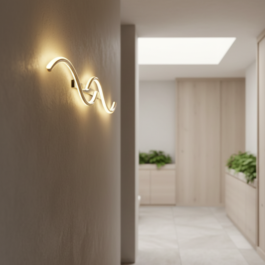 Applique LED d'intérieur, offre un éclairage design et une belle ambiance.