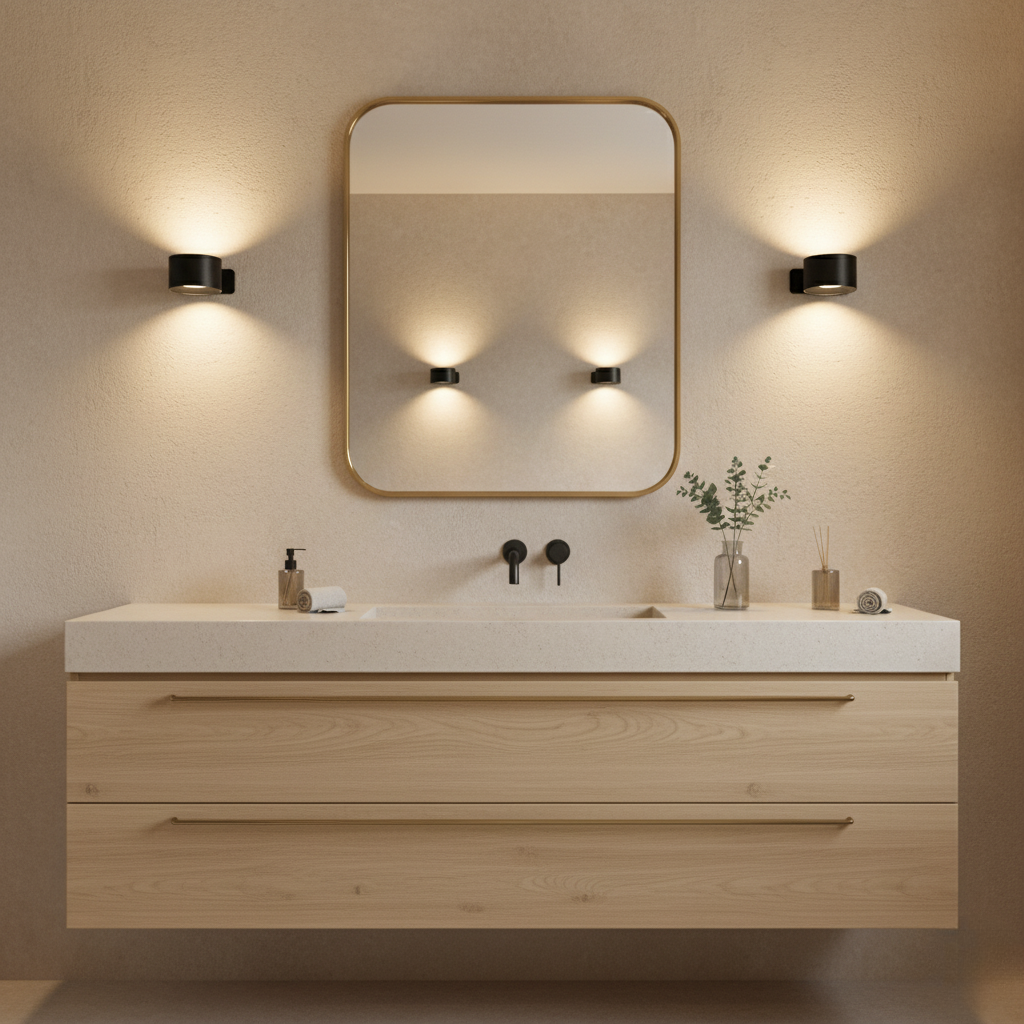 Applique LED magnétique pour installation facile. Lumière intérieure sans fil 360° rechargeable USB.