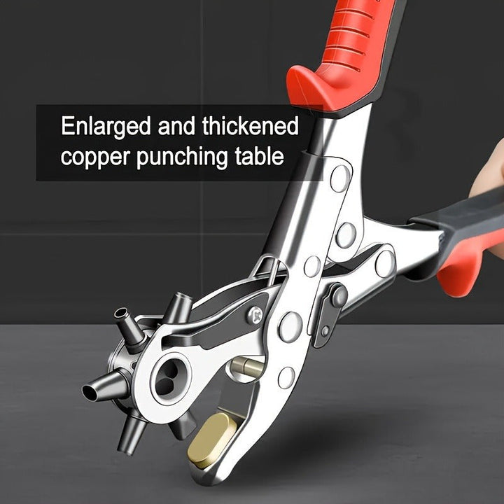Pince à poinçonner les ceintures, ergonomique et durable pour un ajustement parfait.